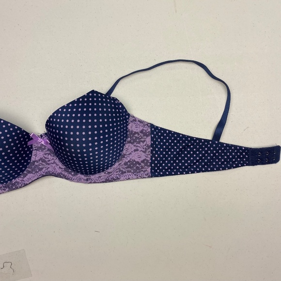 Sofra NAVY/ PURPL Demi, 36C. *P1026 - Picture 3 of 7